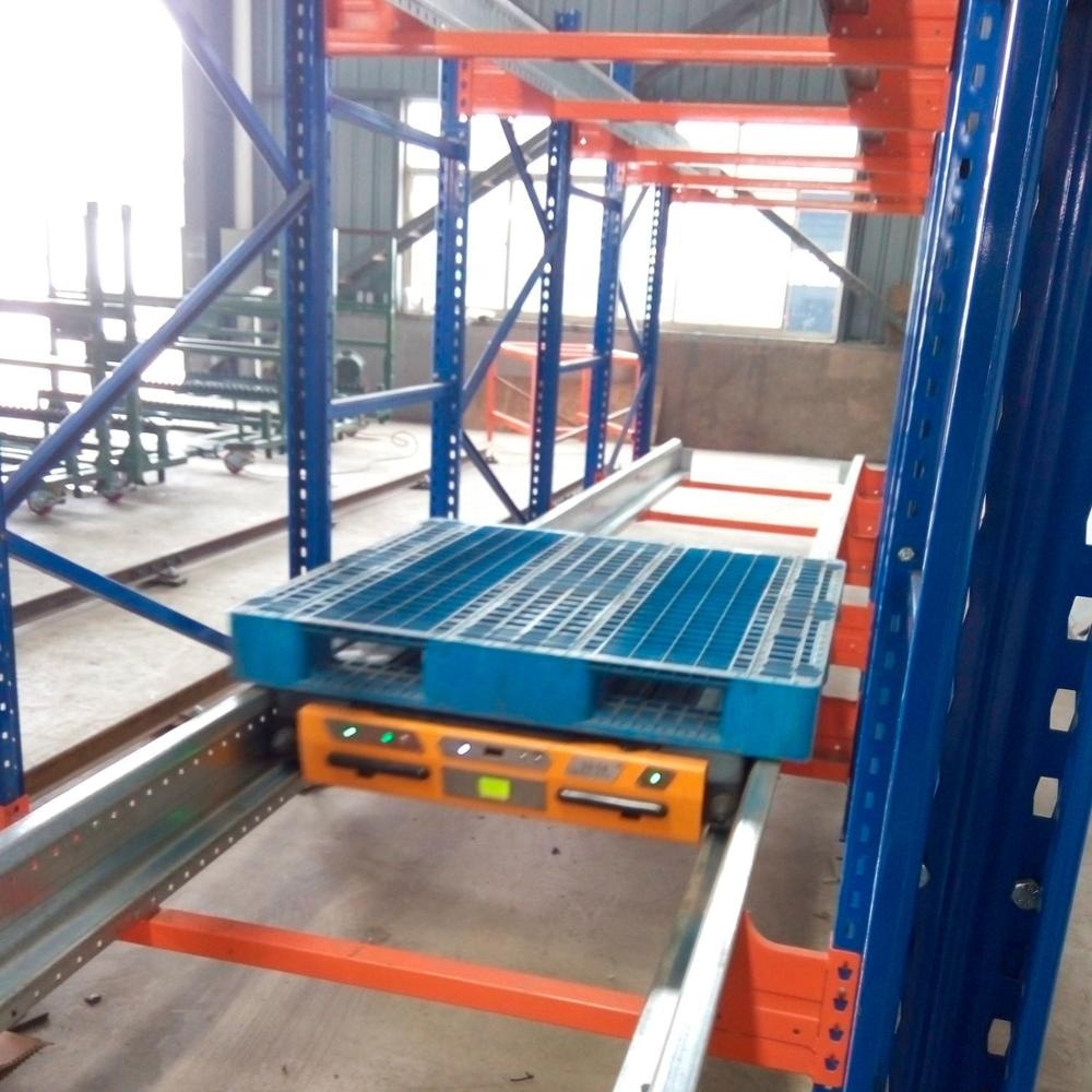 Industrial Warehouse Storage Steel Radio Shuttle Pallet Rack With Factory Price