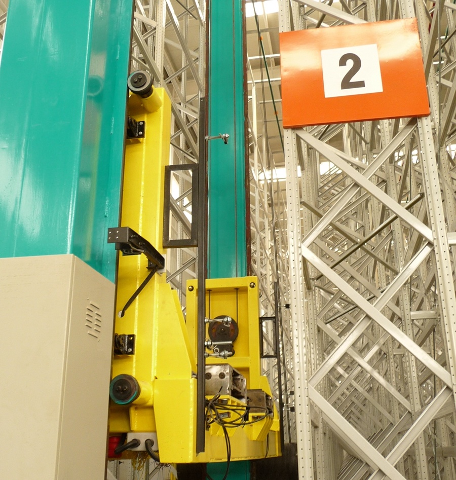 High Efficiency Automatic Stacker Crane For Retrieval Pallet Racking Asrs Rack System with equipment
