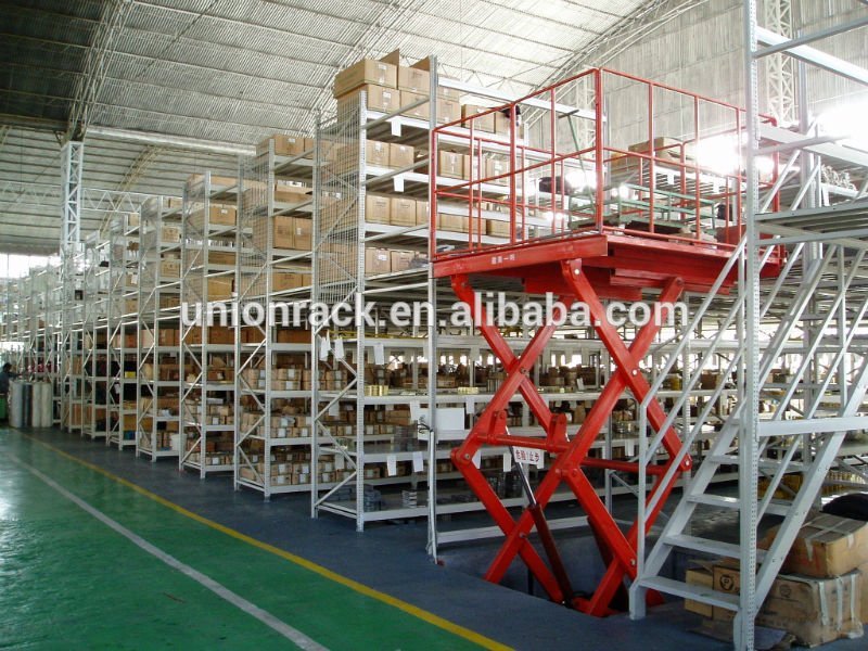 Save space warehouse mezzanine rack prefab mezzanine systems