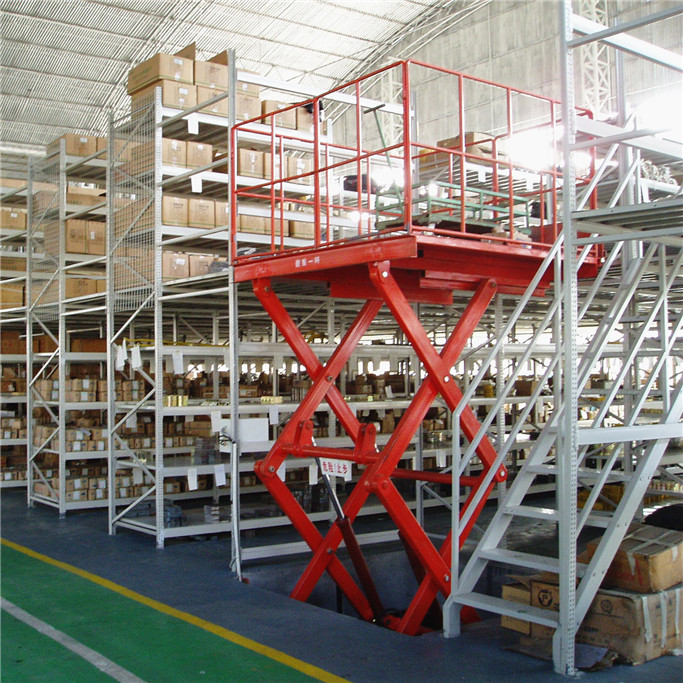 Warehouse Rack Supported Steel Mezzanine Floor Racking