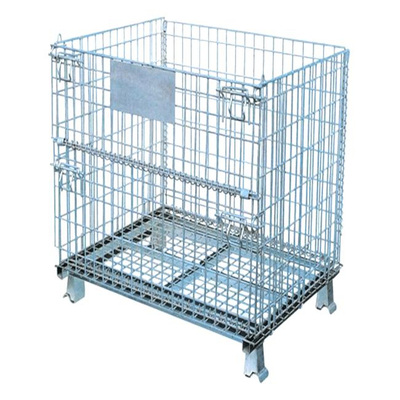 JiangSu Union Stackable Metal Durable High Usable Space Wire Mesh Box stillage cage
