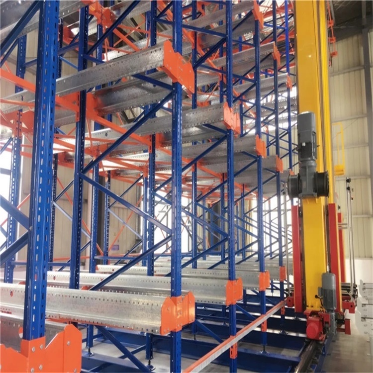 CE Certificated High Density ASRS Automated Storage And Retrieval System With Stacker Crane And Radio Shuttle Car