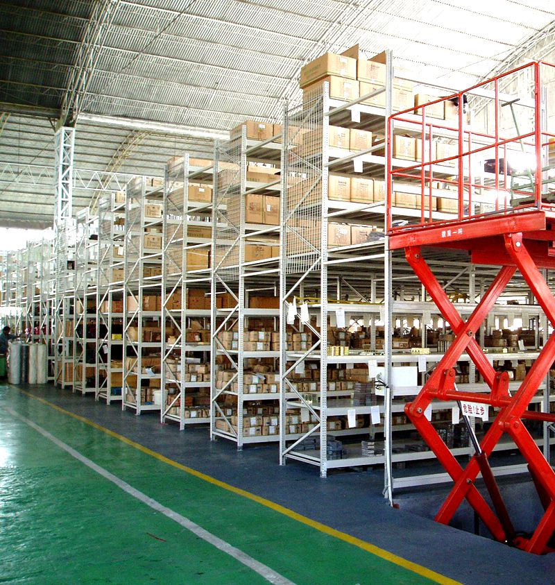 Powder Coating Warehouse Storage Rack Q235 Mezzanine Flooring With CE 