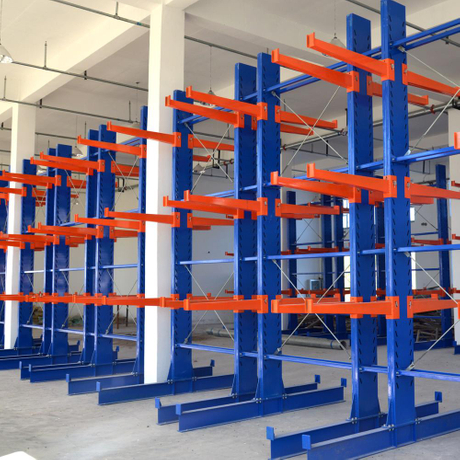 Heavy-Duty Cantilever Steel Bar, Tubing & Pipe Storage Racks