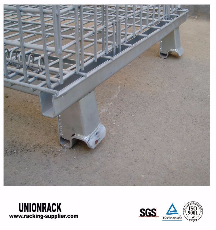 High Quality Q235 Steel Stackable Wire Mesh Box / Container