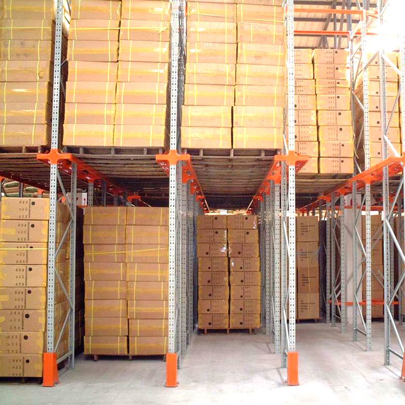 Cold Rolled Steel Heavy Duty colorful drive in Pallet Rack with Factory Price