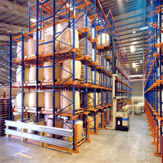Q235 Steel Industrial Warehouse Heavy Duty Customized Drive In Rack