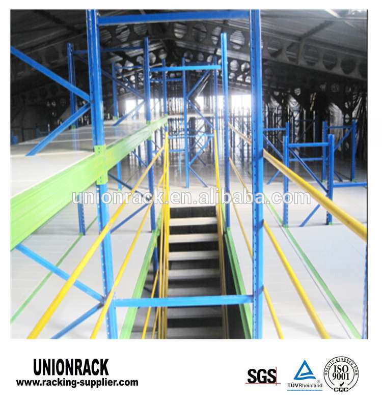 Metal decking steel warehouse mezzanine and platform