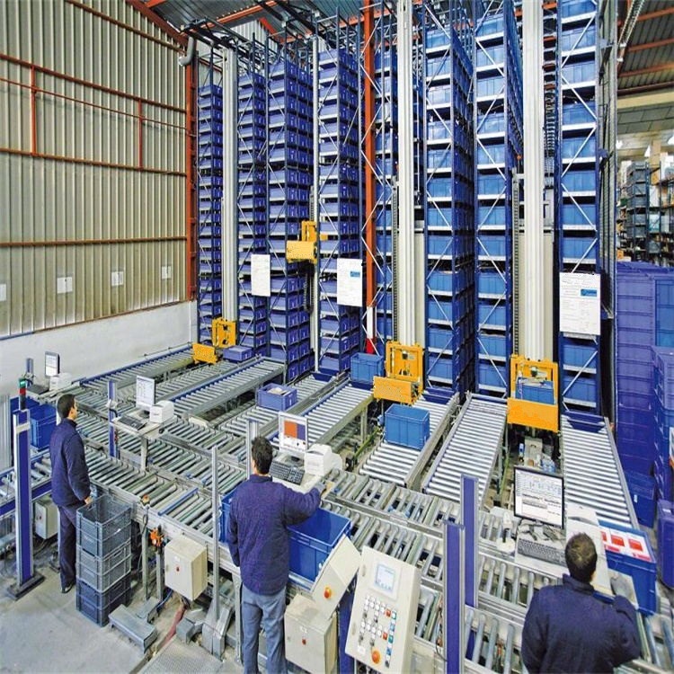 Automated Storage and Retrieval System (ASRS) with Automated Stacker Crane