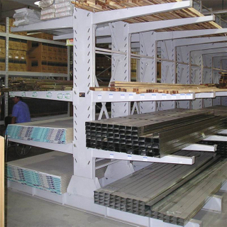 High Quality Economical Heavy Duty Steel Warehouse Pipe Storage Metal Cantilever Racking
