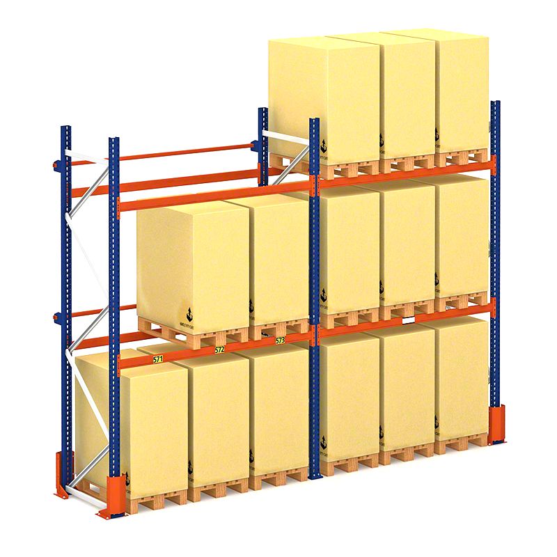 Powder Coating Metal Warehouse Storage Pallet Racking System