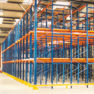 High Density Very Space-Efficient Warehouse Bulk Storage Drive-In Pallet Rack System