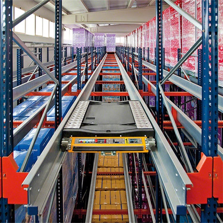 Automatic Storage Radio Shuttle Pallet Runner Rack For Warehouse Solution