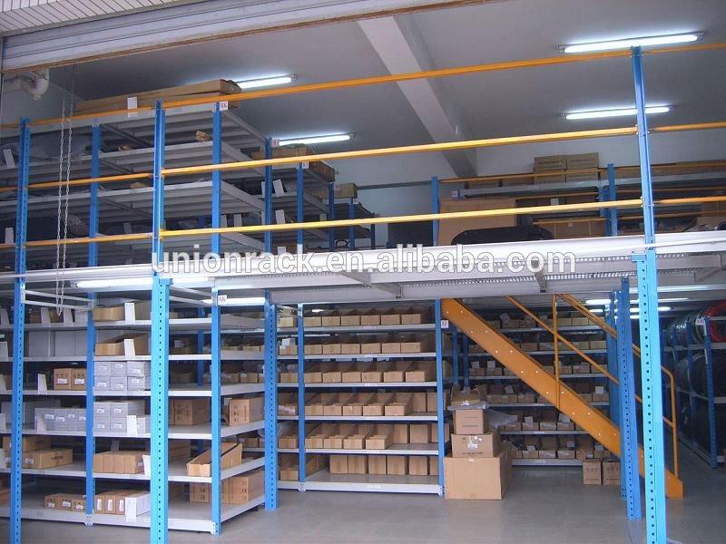 Save space warehouse mezzanine rack prefab mezzanine systems